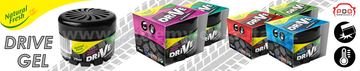 Gelové vůně do auta Drive Gel Natural Fresh